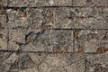 Broken stone pavement. Background texture