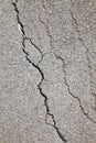 Broken surface from local road