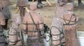 Broken Terracotta warriors of Xi`