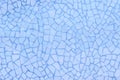 Broken tiles mosaic seamless pattern. Blue the tile wall high re Royalty Free Stock Photo