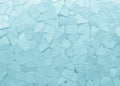 Broken tiles mosaic seamless pattern. Blue the tile wall high re Royalty Free Stock Photo