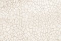 Broken tiles mosaic seamless pattern. Cream and Brown the tile w Royalty Free Stock Photo