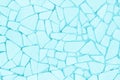 Broken tiles mosaic seamless pattern. Pasrel Blue the tile wall Royalty Free Stock Photo