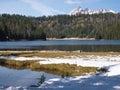 Broken Top over Todd Lake Royalty Free Stock Photo