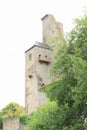 Broken tower of Castle Lipnice