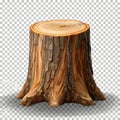 Broken Tree Environmental Damage Drawing Royalty Free Stock Photo