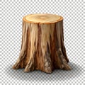 Broken Tree Environmental Damage Drawing Royalty Free Stock Photo