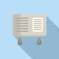 Broken unit icon flat vector. Repair air conditioner Royalty Free Stock Photo