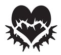 Broken Vector Heart