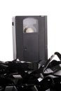 Broken video tape Royalty Free Stock Photo