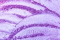 Broken violet shadow set isolated on white, brocken violet powder