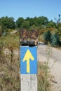 Pilgrimage on the Camino de Santiago trail, Spain