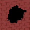 Broken wall