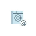 Broken washing machine icon