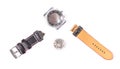 Broken watch isolated Royalty Free Stock Photo