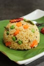 Broken wheat Upma Royalty Free Stock Photo