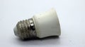 Broken white bulb Royalty Free Stock Photo