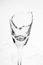 Broken wineglass Royalty Free Stock Photo