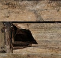 Broken wooden planks Royalty Free Stock Photo