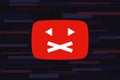 Broken YouTube logo.