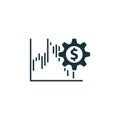 Brokerage services icon. Monochrome simple sign from logistics collection. Brokerage services icon for logo, templates