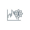 Brokerage services outline icon. Monochrome simple sign from logistics collection. Brokerage services icon for logo