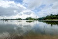 Brokopondostuwmeer reservoir seen from Ston EIland - Suriname Royalty Free Stock Photo
