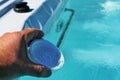 Swim spa pool sanitizer