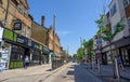 East Street shopping street in Bromley with restaurants and retail stores.