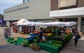 Market stall selling fruit and vegetables in Bromley High Street