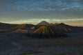 Bromo active volcano landscape at sunrise, East Java, Indonesia Royalty Free Stock Photo