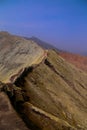 Bromo Mountain in the top