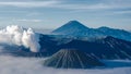 Bromo and Semeru