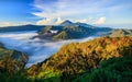 Bromo volcano at sunrise, East Java, Indonesia Royalty Free Stock Photo