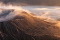 Bromo volcano infernal landscape.