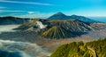 Mount Bromo volcano during sunrise, East Java, Indonesia.