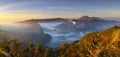 Bromo volcano at sunrise, East Java, Indonesia Royalty Free Stock Photo