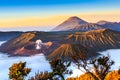Bromo volcano in sunrise Royalty Free Stock Photo