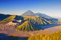Bromo volcano at sunrise, Tengger Semeru National Park, East Java, Indonesia. Royalty Free Stock Photo