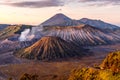 Bromo volcano during sunrise in Bromo Tengger Semeru National Park, East Java, Indonesia Royalty Free Stock Photo