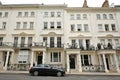 Luxury apartment buildings in Knightsbridge one of the wealthiest and most famous district in London Uk