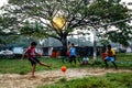 Bronchiectasis Toolbox kids playing football in calicut kerala