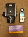 Bronica S2A 120mm film camer lens photography kodak portra