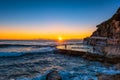 Bronte Beach at sunrise Sydney Australia Royalty Free Stock Photo