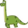 Brontosaurus Dinosaur Cartoon Character