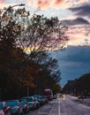Bronx New York City Streets in the Fall Royalty Free Stock Photo