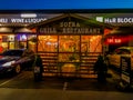The front entrance of the Sofra Grill Diner. Royalty Free Stock Photo