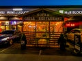 The front entrance of the Sofra Grill Diner.