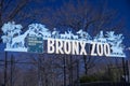Bronx Zoo Sign Royalty Free Stock Photo