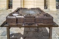 Bronz model of SchÃÂ¶nbrunn Palace, baroque palace located in Hietzing, Vienna, Austria, Europe